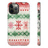 Icelandic Watercolor inspired by Christmas Sweaters - Impact Resistant Phone Case iPhone 12 Pro Max Glossy